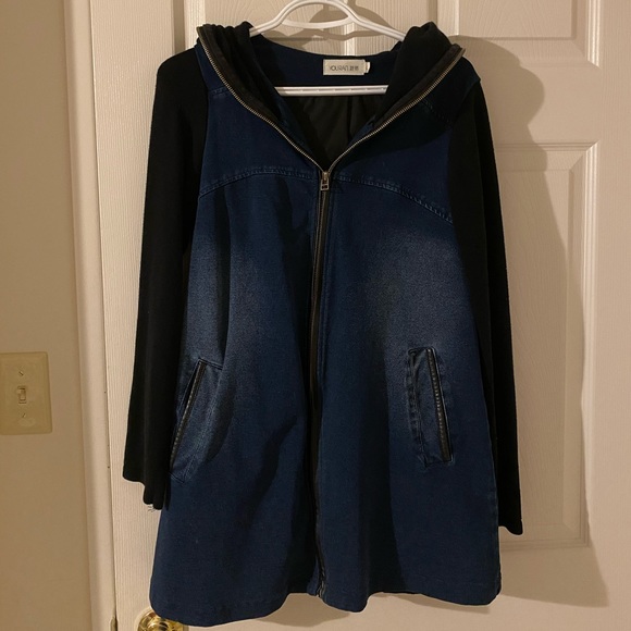 Denim Long Jacket ( size Small) - Picture 1 of 2